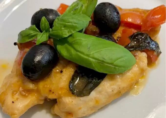 Petto di pollo alla mediterranea