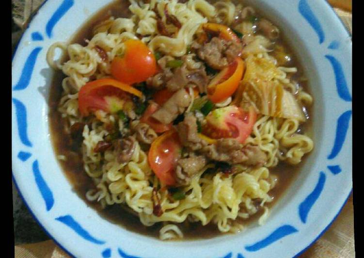 Resep 🌿mie ongklok wonosobo🌴+modif sesuai keadaan^^, Enak Banget