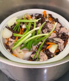 cá hấp mộc nhĩ