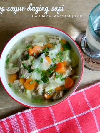 Langkah Gampang Menyiapkan Resep Sop sayur daging sapi Anti Ribet, Mantap Sekali