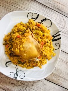 صورة لوصفة ارز في الكوكوت