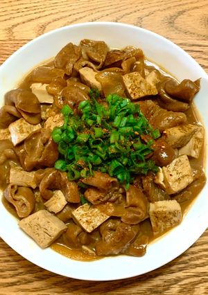 大腸燒豆腐 的食譜成品照片