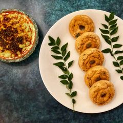 A picture of Baked Medu Vada.