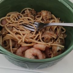 A picture of Aglio e Olio.