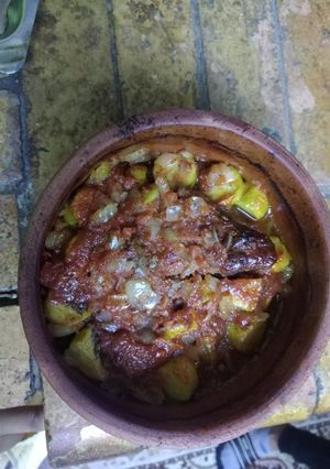 صورة لوصفة طاجن كوسة كيتو