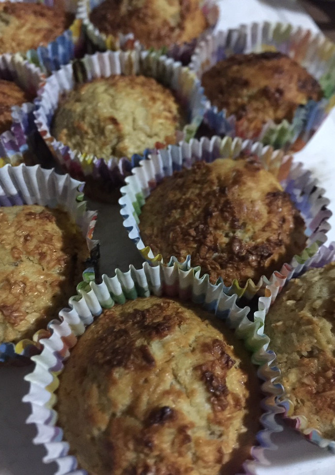 Una foto de Muffins de avena y coco