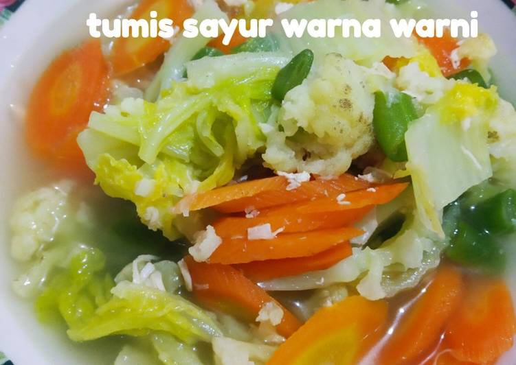 Resep Tumis sayur warna warni, Bikin Ngiler