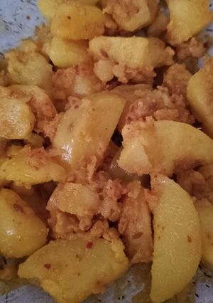 सूखे आलू (sukhe aloo recipe in Hindi) रेसिपी मुख्य फोटो