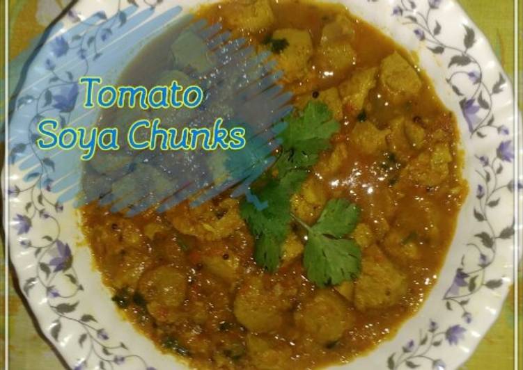 Homemade Soya Chunk Curry