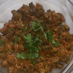 Creamy Dahi Masala Bhindi A picture of Creamy Dahi Masala Bhindi.