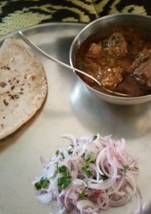 A picture of Mutton Rustom recipe.