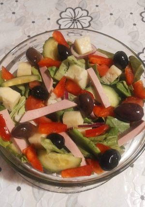 O poză a rețetei Salată mixtă.