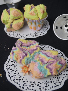 Foto resep 121. Bolu Kukus Rainbow Tanpa Soda