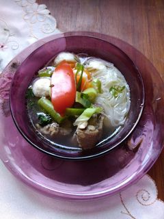 Foto resep Sop ayam bakso