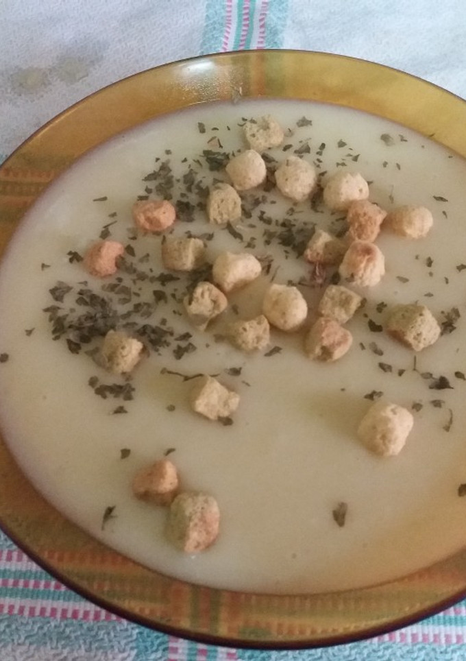 Una foto de Crema de calabacín