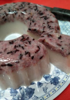 Foto resep Puding tape ketan hitam enak