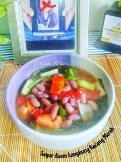 Foto resep Sayur Asem kangkung Kacang Merah