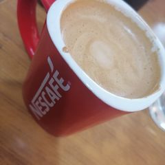 A picture of Frothy coffee.