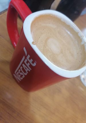 A picture of Frothy coffee.