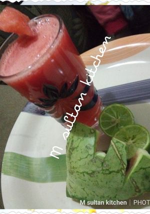 A picture of Watermelon juice.