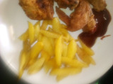 Broasted chicken + fries