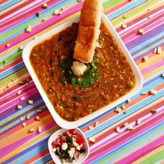 A picture of Pavbhaji.