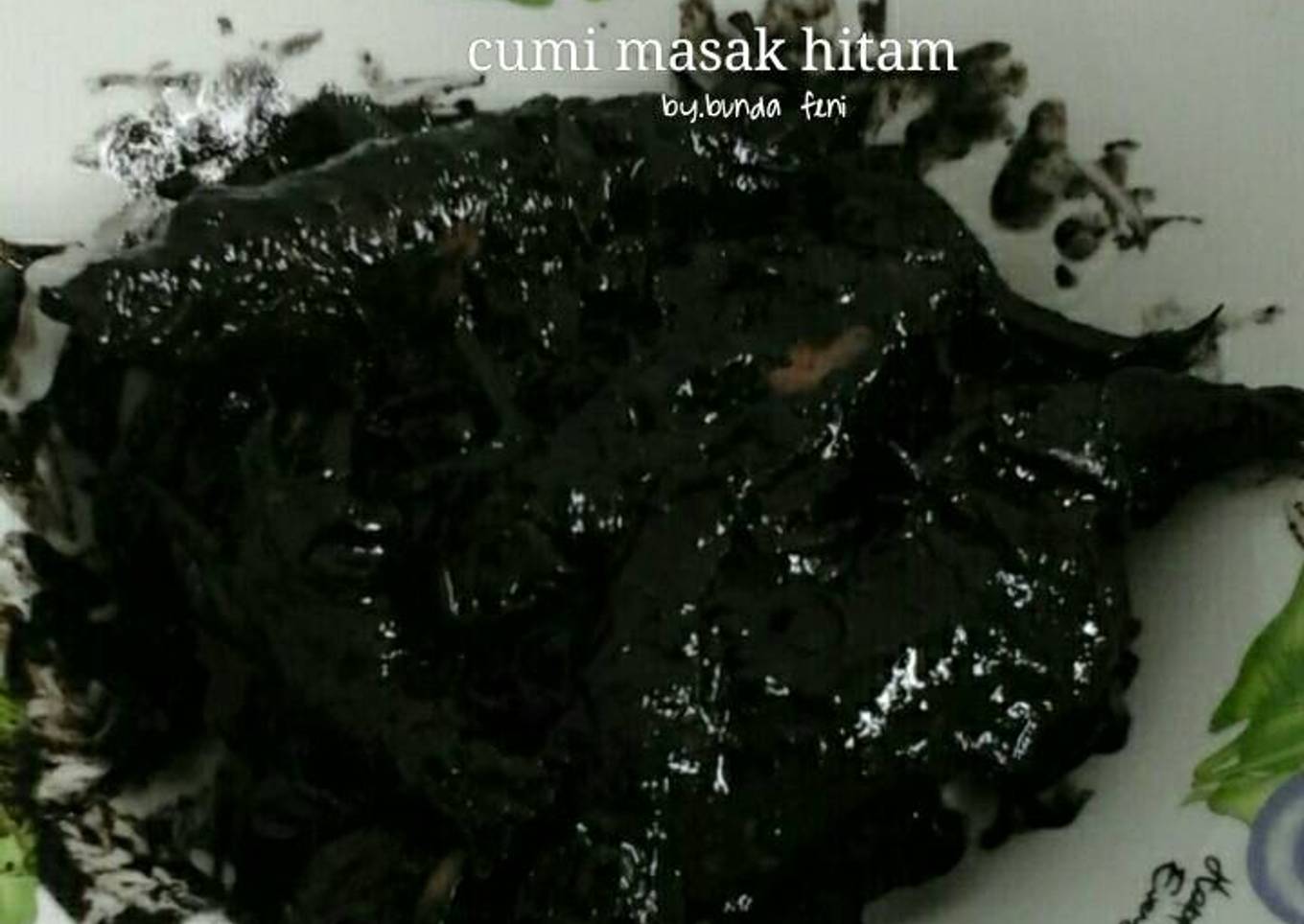 Cumi hitam rebus