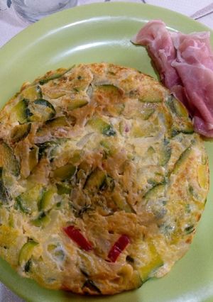 Una foto de Tortilla individual de zapallitos