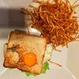 Club Sándwich szalma burgonyával 🇺🇸