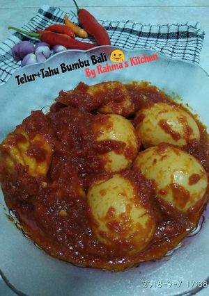 Foto resep Telur + Tahu Bumbu Bali
