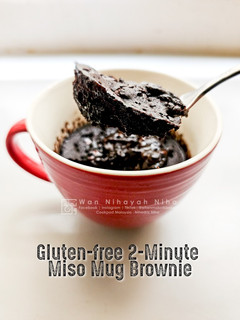 Gambar Gluten-free 2-minute Miso Mug Brownie