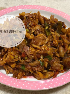 Foto resep Ayam Suwir Balado Pedas