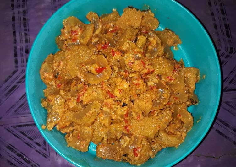 Resep Kulit sapi bumbu kemiri yang Menggugah Selera