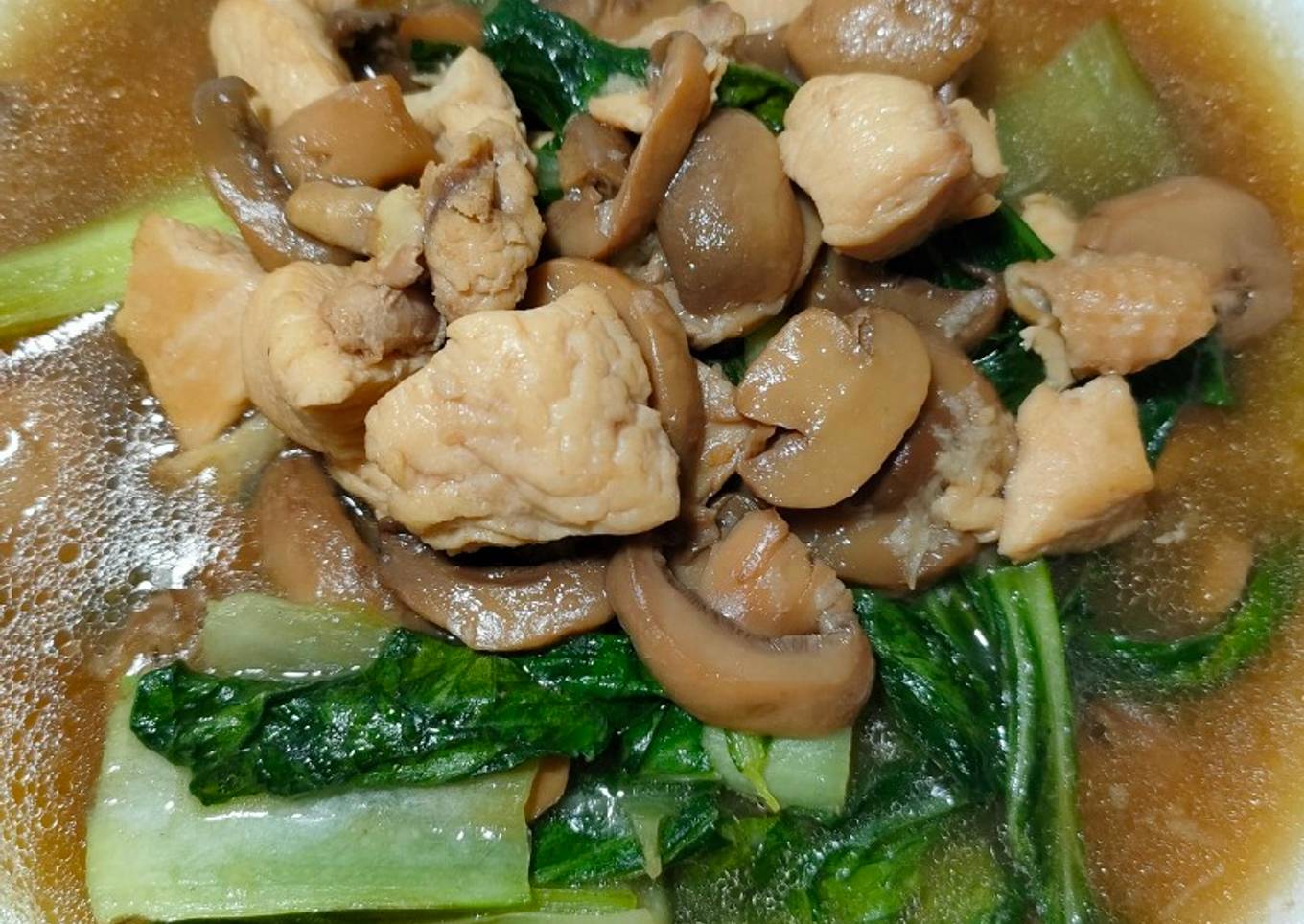 Tumis Ayam Jamur