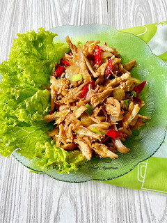Foto resep Ayam Suwir Saus Tiram