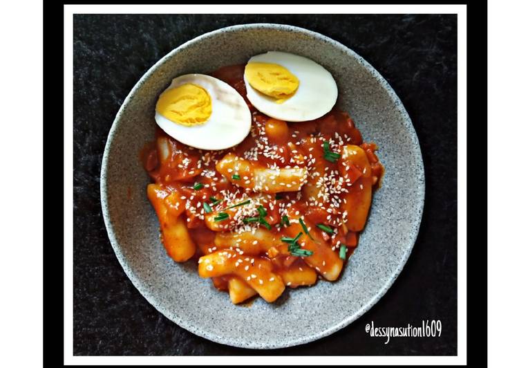 Resep Tteokbokki ❣️ Anti Gagal