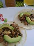 Setas en tacos