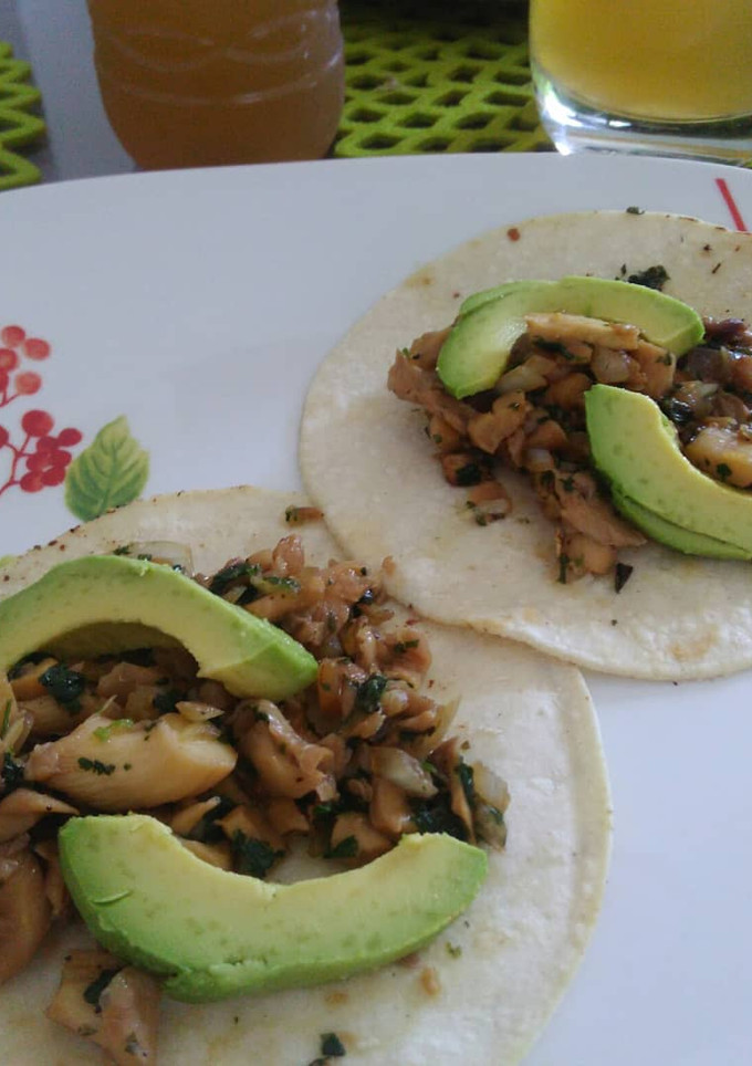 Una foto de Setas en tacos