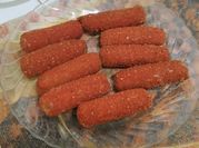 Una foto de croqueta de bechamel