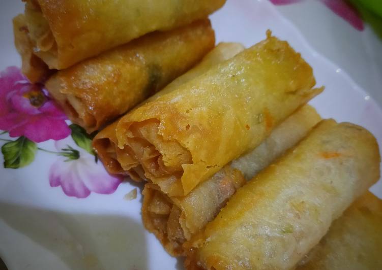 Resep 4. Lumpia isi bihun wortel 💕 yang sempurna