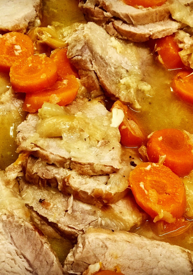 Una foto de Lomo de cerdo en salsa