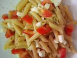 Macarrones con tomate y mozzarella en 15 minutos!