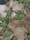 Fried Rice (Chinese Rice with Vegetables, Crab, and Soy Sauce)