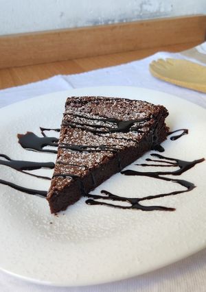 Una foto de Brownie de chocolate ¡¡Supercremoso!!