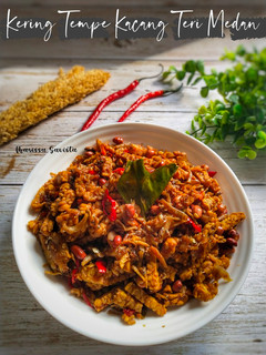 Foto resep 118. Kering Tempe Kacang Teri Medan (Renyah Tahan Lama)