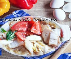 Cara Memasak Cepat Tumis Sawi Putih Baso Ikan Ala Warteg