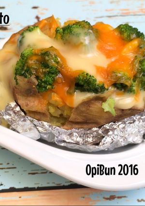 Foto resep Kentang Panggang Brokoli saus keju