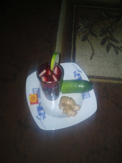 A picture of Zobo drink.