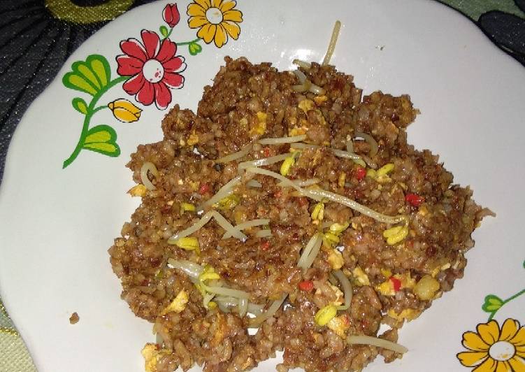 Resep Nasi goreng beras merah Anti Gagal