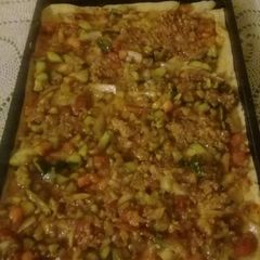 A picture of Homemade pizza.